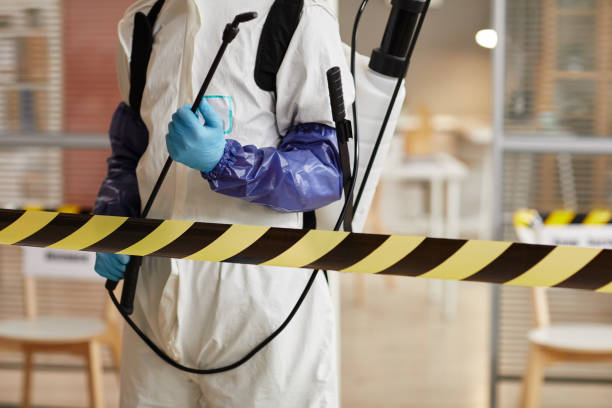 Professional Biohazard technician working in Tomball, TX